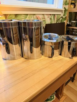 Kromex Vintage Canisters