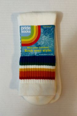 Pride Socks, Wear Your Freedom. Rock Your Style. 19” Tube Socks. New.