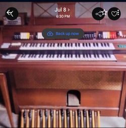 Vintage organ with bench, see 2nd pic