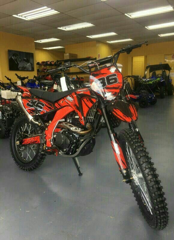 dirtbike pitbike apollo rx 36 250cc 4takt