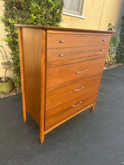 Mid century tall dresser