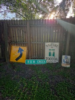 Authentic vintage signs