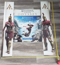 Assassin's Creed posters! Set of 4! Large ~24" inches wide x 25" inches tall++
