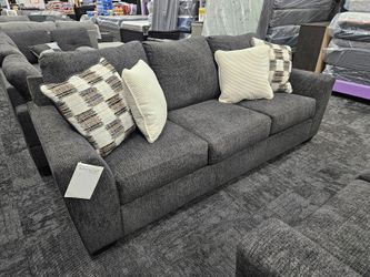 Same day delivery Ashley Loreo Ebony Sofa only special