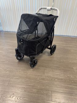$100 - New / Cansee dog pet stroller for large dog / folds down for travel and storage