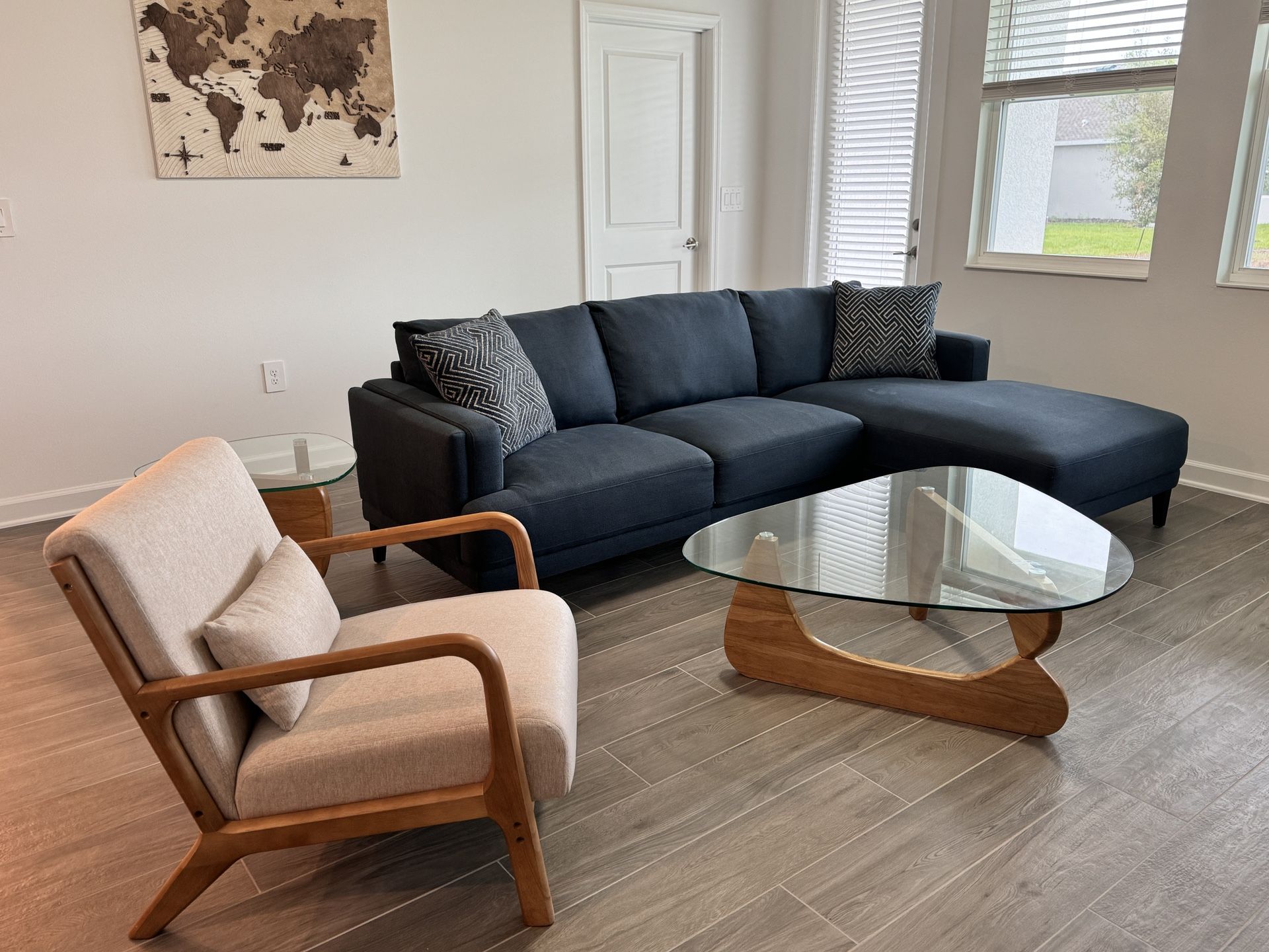 Blue Sectional sofa