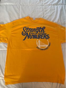 2016 Golden State Warriors Strength in Numbers Tee *XL.