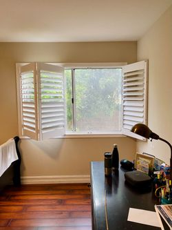 Factory Direct Custom Wood Plantation Shutters - 100% Real Hardwood Interior Window Coverings - Custom Paint, Stains & Expert Local Install