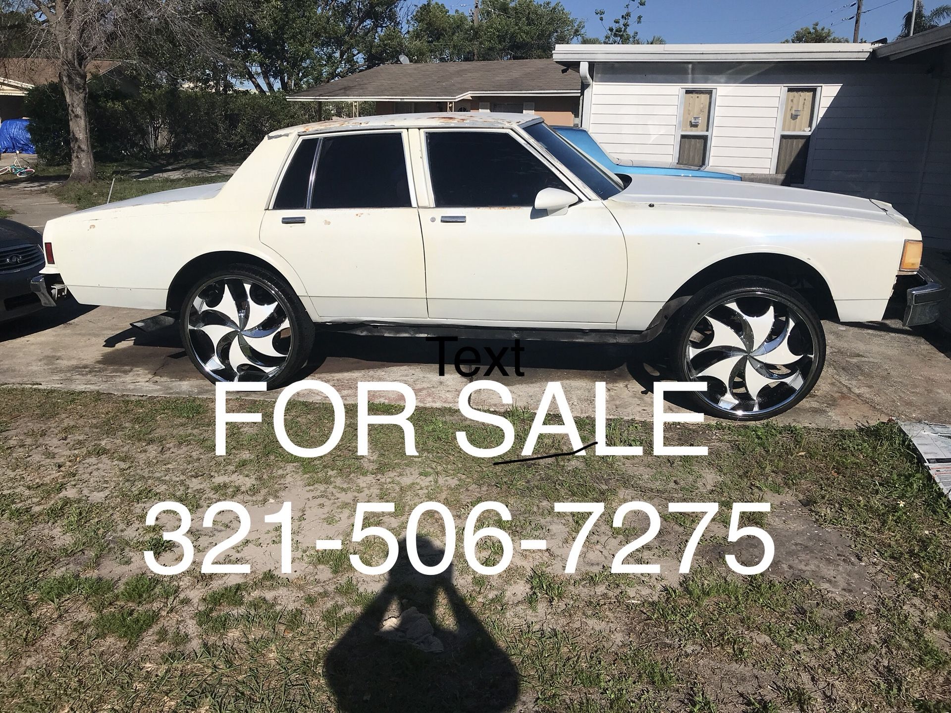 1986 caprice box Chevy 350 motor 26 inch rims