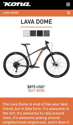 Kona lava dome hardtail bike 2021 2025