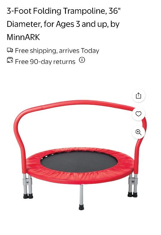 36 Inch Trampoline