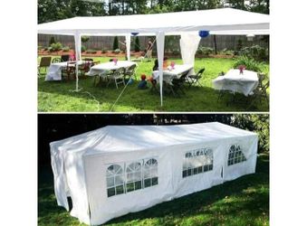 10x30 canopy tent with side walls and warranty
