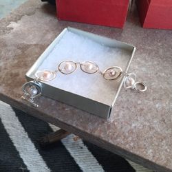 Opal Silver Bracelet 