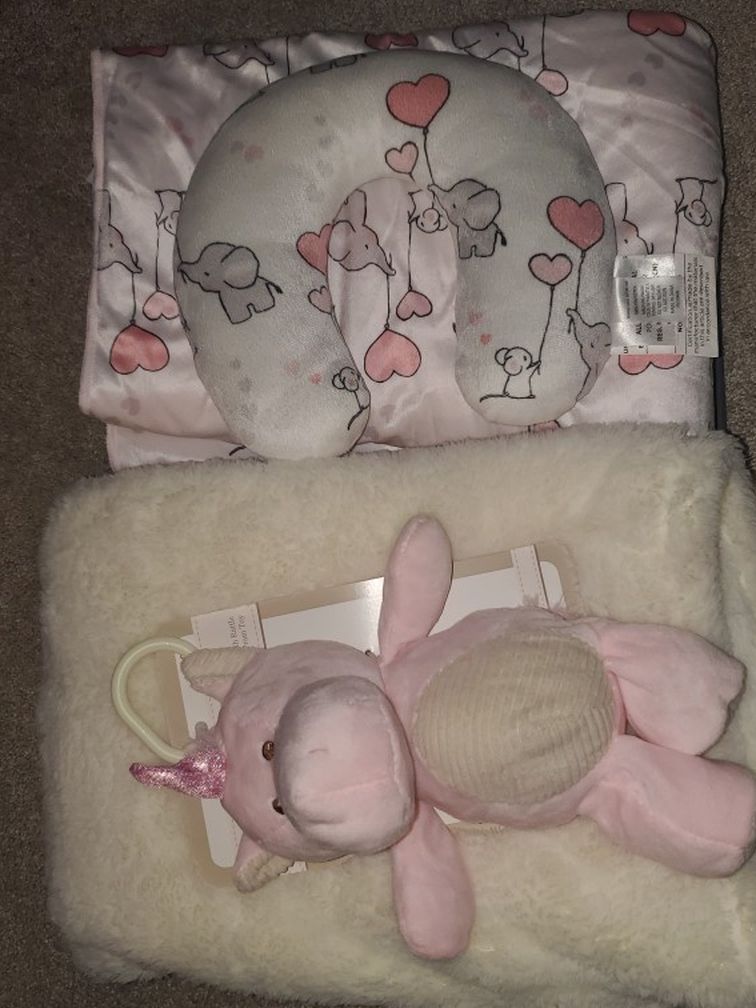 Infant Baby Girl Blankets And Accessories