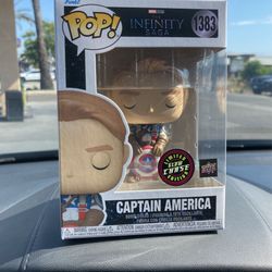Funko Pop Captain America Glow Chase