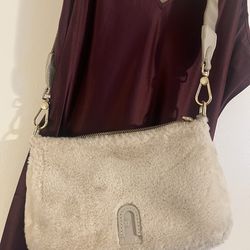 La Furla faux fur cross body bag