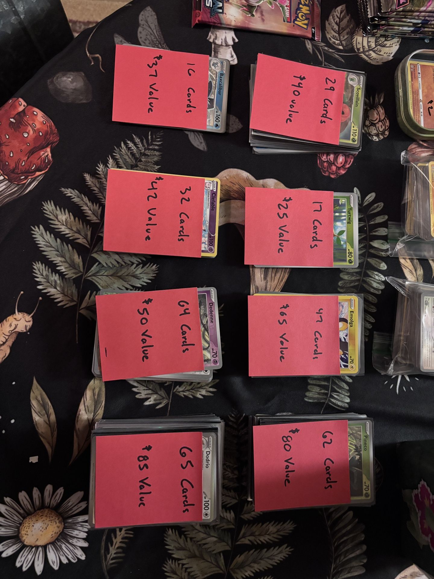 Assortment Of Pokemon Cards For Sale