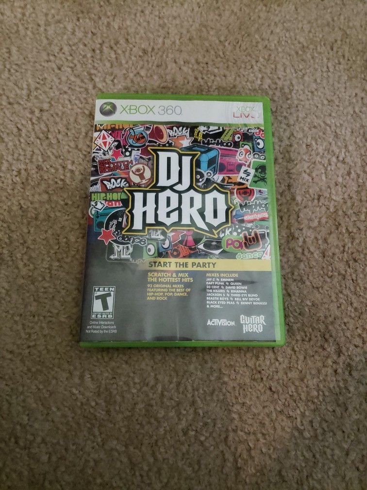 Xbox 360 Live DJ HERO