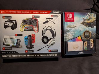 Brand New Sealed Nintendo Switch Tears Of The Kingdom TOTK Edition With Accessories Kit