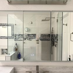 ExBrite 48” X 30” Medicine Cabinet With Mirror 