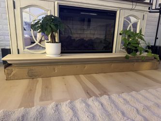 6 Foot Long Shelf, Untreated Wood
