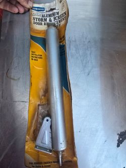 Vintage Ideal Security Aluminum Storm / Screen Door Closer - New in Pack