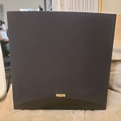 RCA pro sw100p 100 powered subwoofer 
