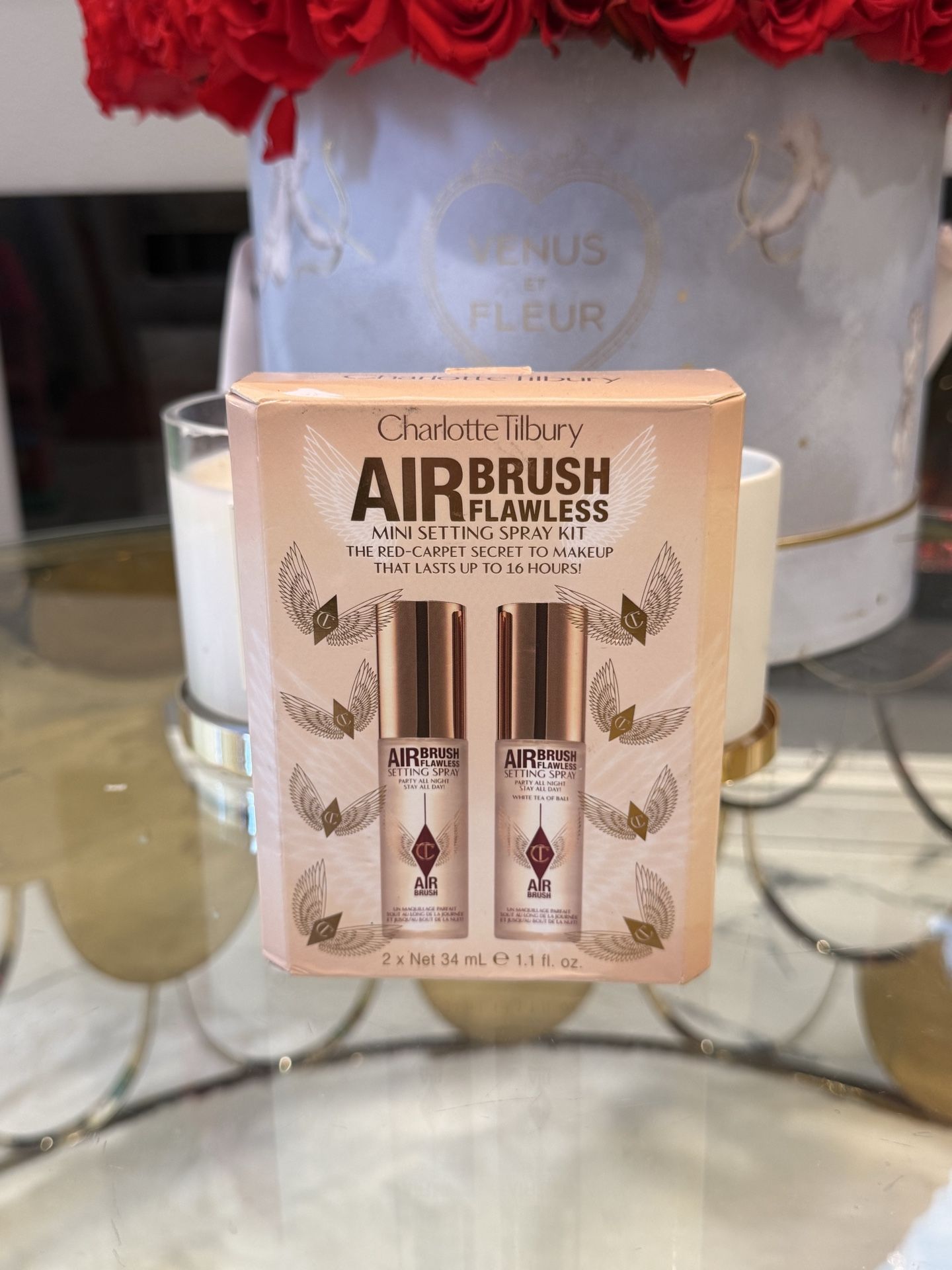 Charlotte tilbury Mini Airbrush Flawless Setting Spray Duo Gift Set ๐