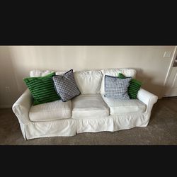 Pier 1 Imports White Sofa 
