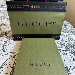 Gucci Gift Box. Including Everything In Pics. Pls See  Pics For Size