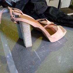 Asos Design Rhinestone Heeled Shoes