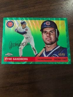 Ryne Sandberg Topps Chrome /99
