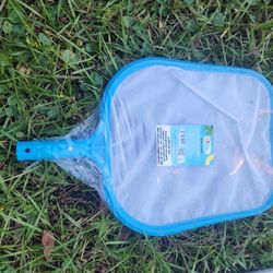 U.S. Pool Supply Professional Swimming Pool Leaf Skimmer Net with Ultra Fine Mesh 5" Deep Netting Bag Basket - Fast Cleaning of the Finest Debris - Cl