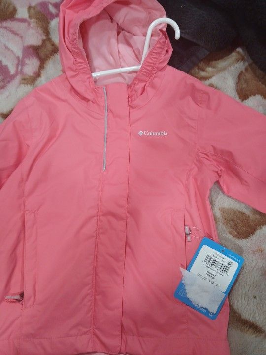 PINK 2T COLUMBIA JACKET 
