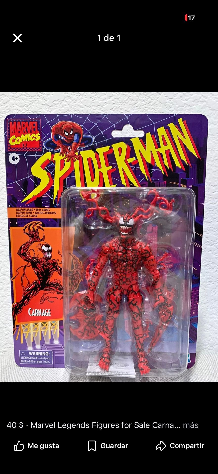 Carnage Marvel Legends 