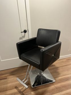 Black Salon Chair