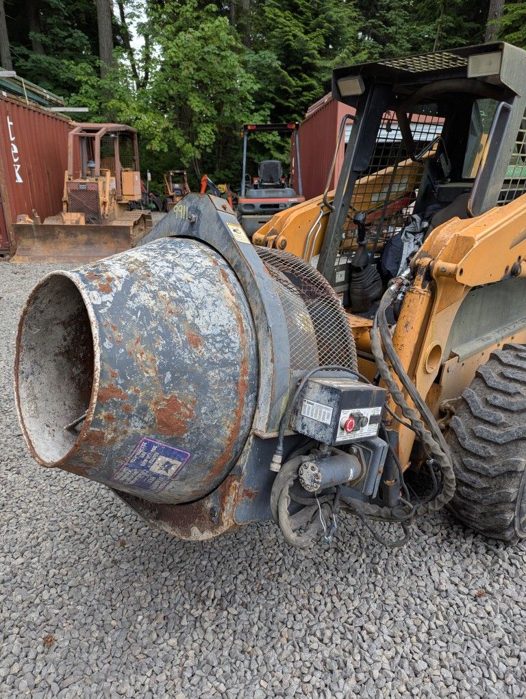 Bobcat Skid Steer Cement Mixer
