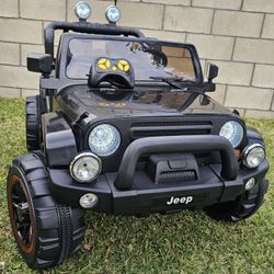 BRAND NEW! Jeep 12volt 2seater Ride On Electric Kids Car With Remote Control Power Wheels Powerwheels 12v