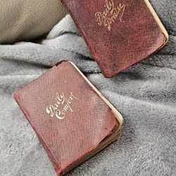 Antique Books Daily Comfort And Daily Praise Fleming Revell 1898/1903 Miniature 