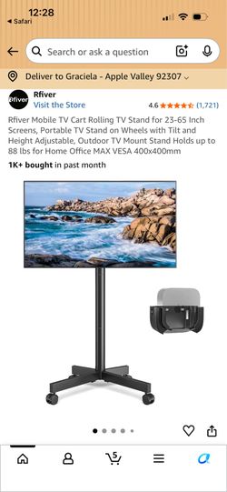 Mobile tv stand