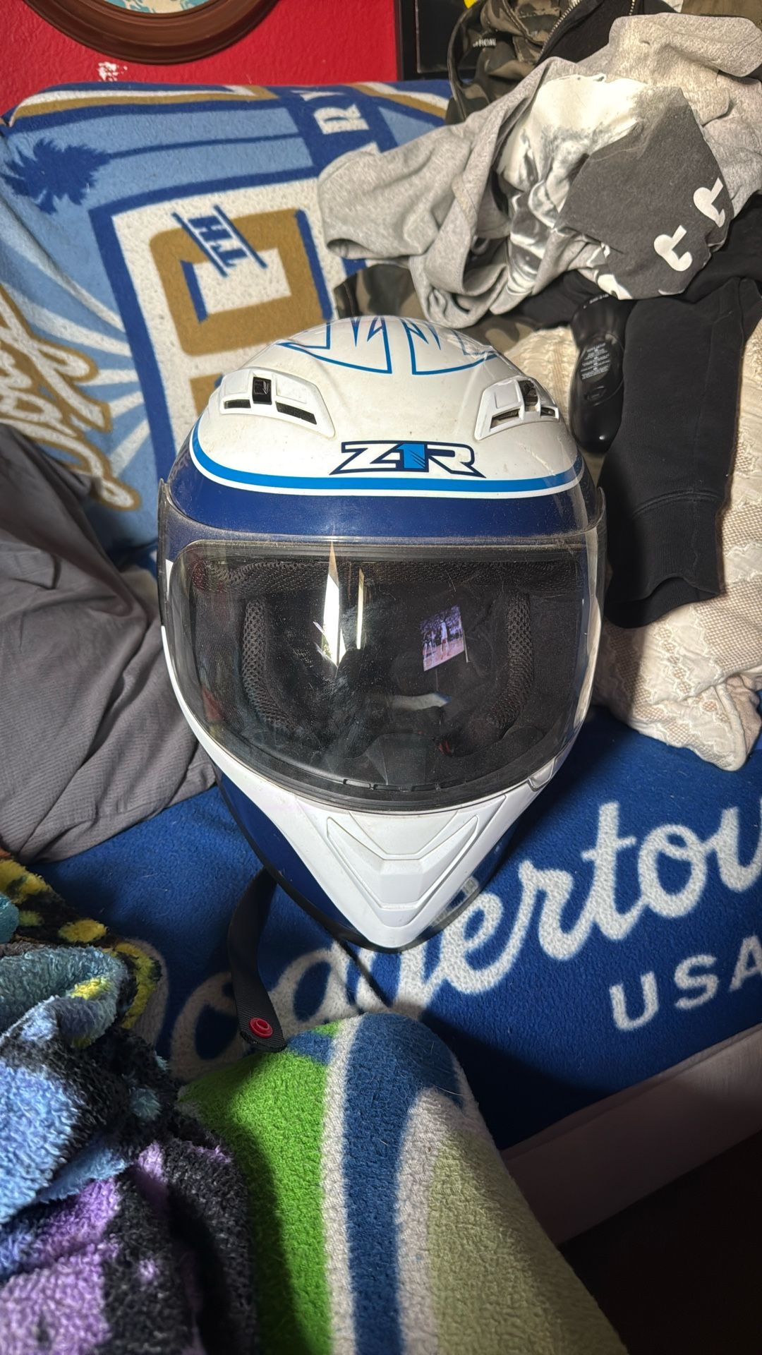 Z1R Strike Ops Motorcycle Helmet Size Large