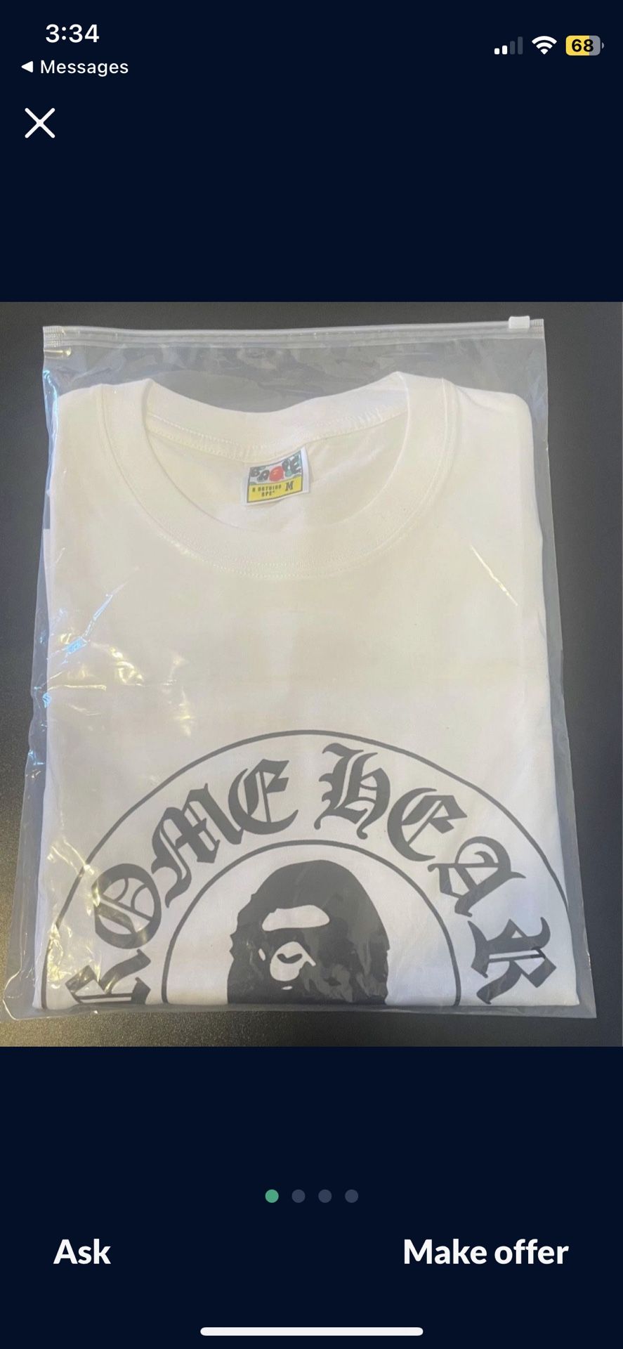 Chrome Hearts Bape Shirt