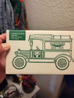 Brand New Piggy Bank Number On Truck Very Collectible I Have More