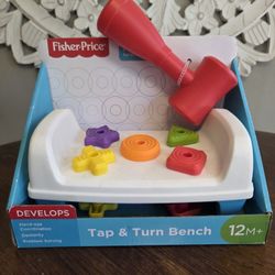 New Fisher Price Tap & Turn Bench
