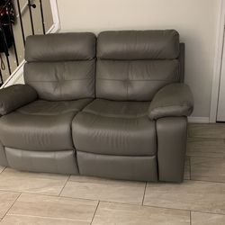 Beautiful Gray Recliners.Excellent Condition .Original $2800 .Used Only 4 Months