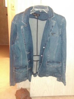 Blue jean jacket by New York and Company size 12