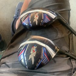 Nice Callaway XR 5 Fairway / And 4 Hybrid Stiff Flex In Good Condition Selling Together 
