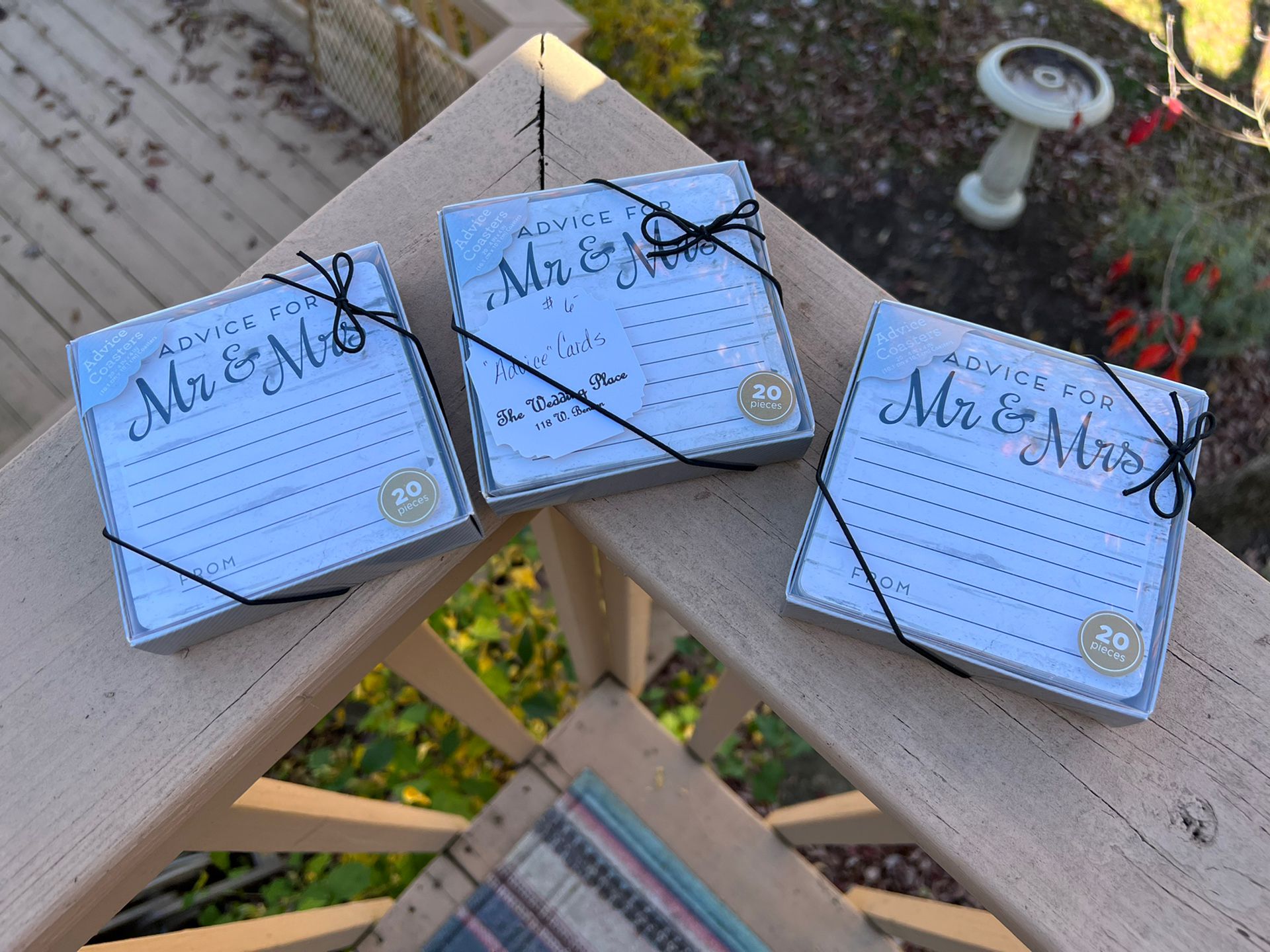 Wedding Advice Coasters