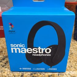 Sonic maestro Headphones -Brand New Never Opened