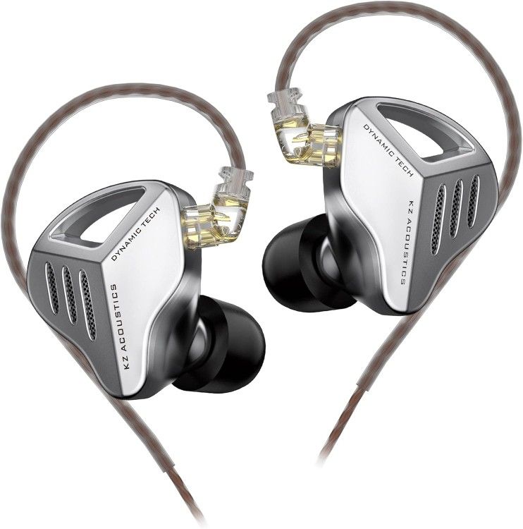 KZ ZVX in Ear Monitor Headphones, Dual Cavity Dynamic Driver HiFi Bass Earphones